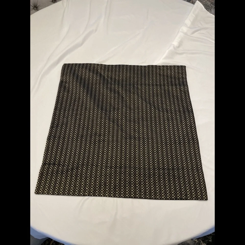 NWD‎ Hotel Collection Linear Chevron (1) European Euro Case Sham in Black